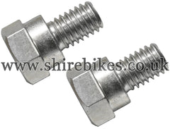 Honda Front Sprocket Bolts (Pair) suitable for use with Z50M, Z50A, Z50J1, Z50R, Z50J, Dax 6V, Dax 12V, Chaly 6V, C90E