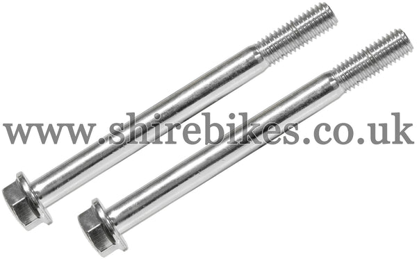 Honda Chrome Grab Bar/Rear Rack Bolts (Pair) suitable for use with Dax 12V