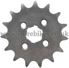 15T Front Sprocket suitable for use with CZ100, Z50M, Z50A, Z50J1, Z50R, Z50J, Dax 6V, Dax 12V, Chaly 6V, C90E
