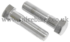 Honda Chrome Top Fork Bolts (Pair) suitable for use with Z50A, Dax 6V