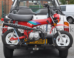 Vehicle Transport Rack for 10-inch Wheels (Zinc Plated) suitable for use with Monkey Bike, Dax, Chaly Motorcycles