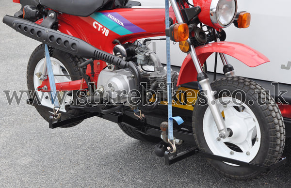 Vehicle Transport Rack for 10-inch Wheels (Zinc Plated) suitable for use with Monkey Bike, Dax, Chaly Motorcycles