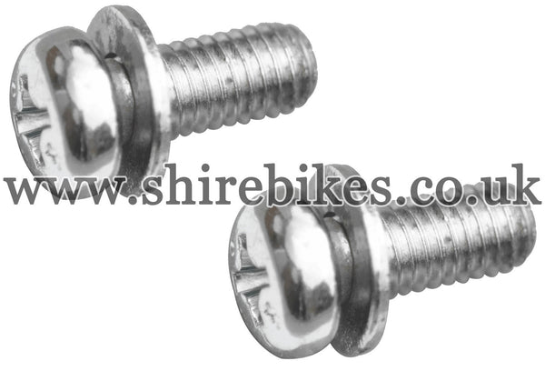 Honda Side Number Plate Screws & Washers (Pair) suitable for use with Z50R