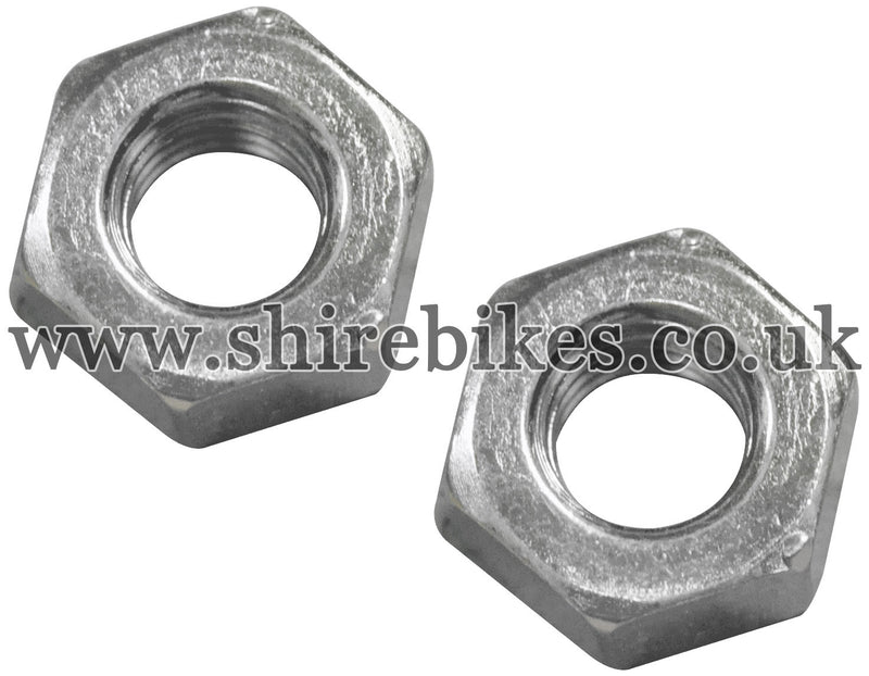 Honda Cylinder Head Exhaust Stud Nuts (Pair) suitable for use with CZ100, Z50M, Z50A, Z50J1, Z50R, Z50J, Dax 6V, Dax 12V, Chaly 6V, C90E