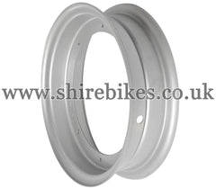 TBPARTS Reproduction 10 x 2.75 Metallic Silver Steel Wheel Rims suitable for use with Dax 6V, Dax 12V, Chaly 6V