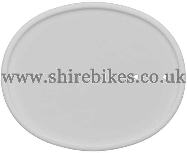TBPARTS Reproduction White Number Plate suitable for use with Z50R