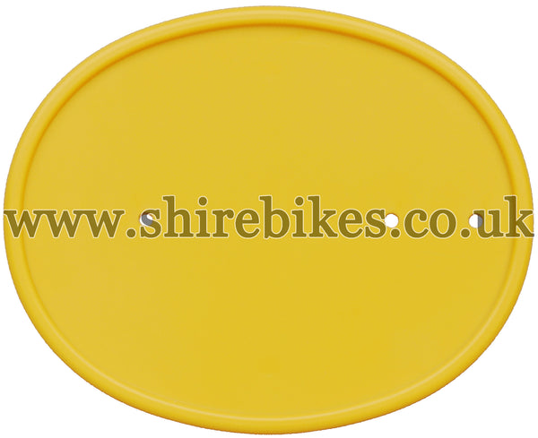 TBPARTS Reproduction Yellow Number Plate suitable for use with Z50R