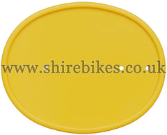 TBPARTS Reproduction Yellow Number Plate suitable for use with Z50R