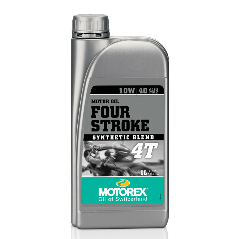 MOTOREX 10W / 40 Semi Synthetic 4-Stroke Motorcycle Oil - 1 Litre